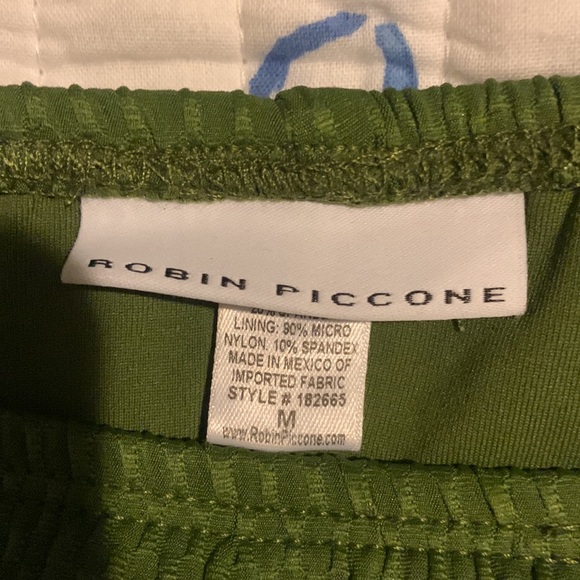 ROBIN PICCONE Perla Crochet Bikini Bottoms In moss size Medium - Picture 7 of 12